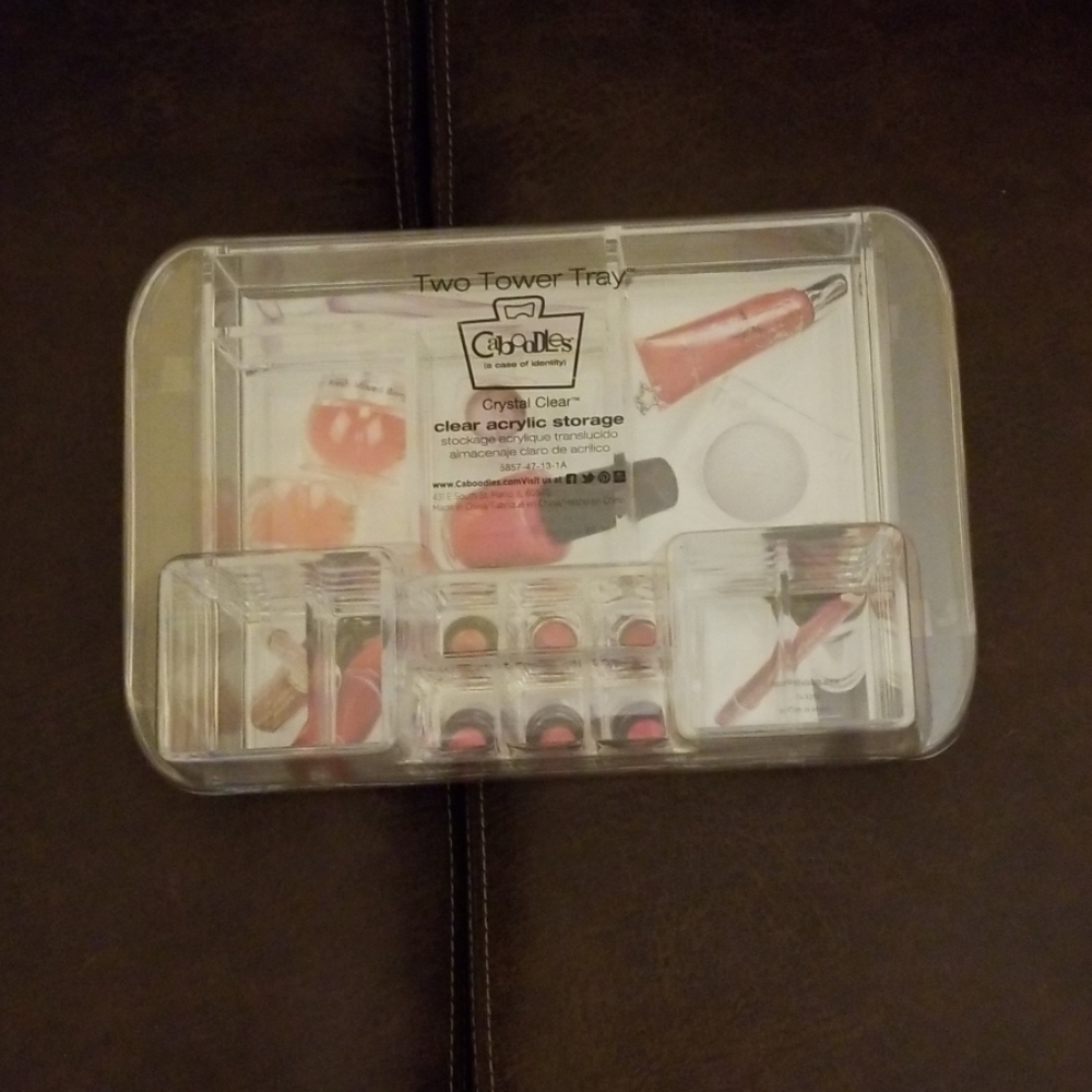 Clear acrylic storage